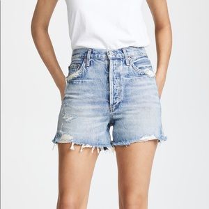 AGOLDE High-rise Denim Shorts